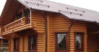 Строительство дома из оцилиндрованного бревна в Владивостоке - от 133718 рублей